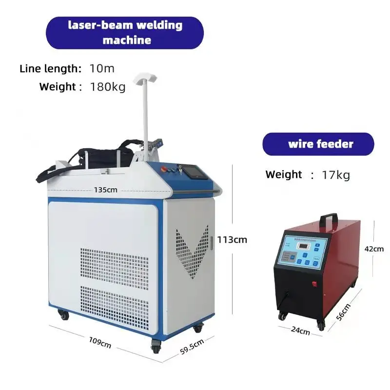 JM Handheld Laser Welding Machine Raysus Reci Max 1000W 1500W 3000W With Cuting Cleaning For Soldering Stainless Steel Metal