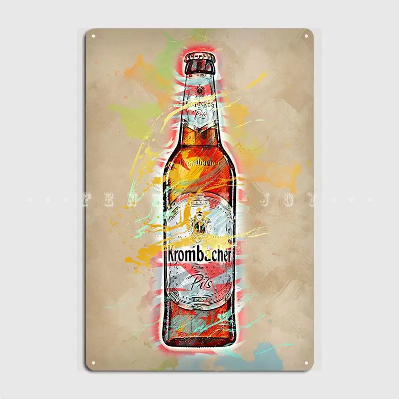 

Krombacher Metal Plaque Poster Club Party Cinema Create Painting Décor Tin Sign Posters