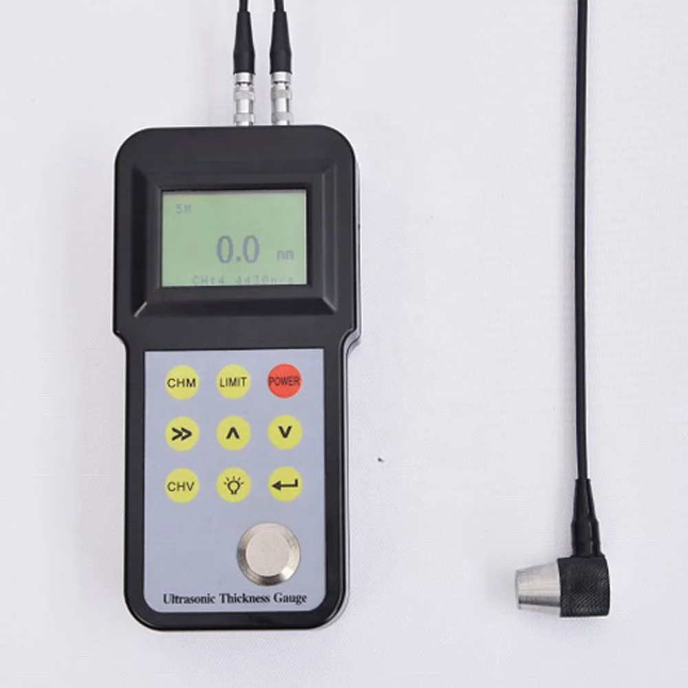 ETC-098 Digital Ultrasonic thickness gauge meter used metallurgy shipbuilding aviation 0.75-300.0mm Ultrasonic thickness tester