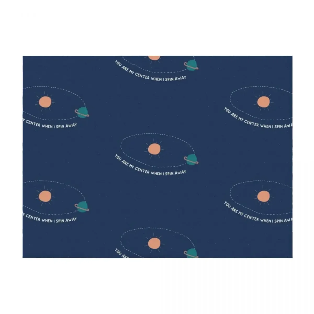 

You are my center when I spin away Throw Blanket Decorative Sofa Winter beds Tourist Baby Blankets