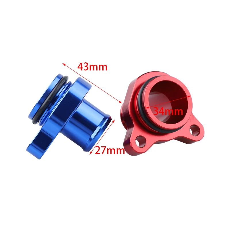 New Aluminum Water Hose Fitting Replacement Car Replacement Pipe Connector 11537541992 11537544638 For BMW N54 335i 335 HR053