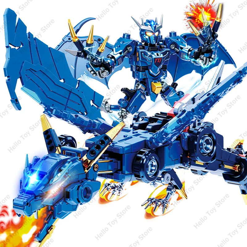 2025 Lloyd Ninja Dragon Mecha Armor Model Action Figure Building Blocks Classic Ninja War Cartoon Anime Bricks Kids Toys Gifts