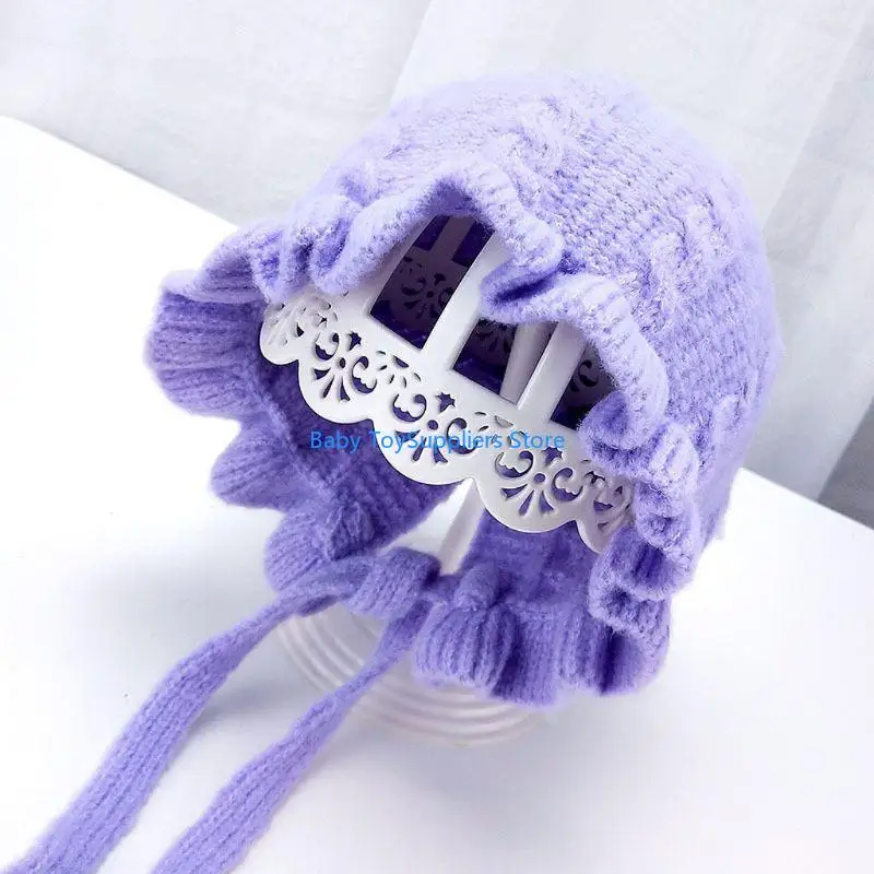 

R1WF Woolen Knitted Baby Hat Newborn Infant Photography Crochet Photo Props