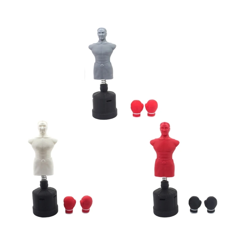 

1/12 Scale Miniature Boxing Gloves And Punching Bag Set Realistic Collectible Toy House Accessory With Intricate Detail 15UB