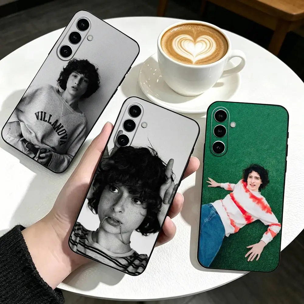 Finn W-Wolfhard Actor   Phone Case Black Silicone Soft For Samsung Galaxy A73,A72,A71,A70,A53,A52,A51