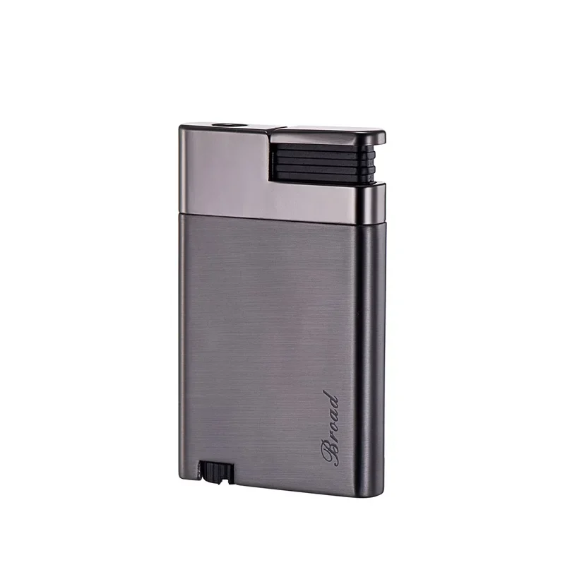 Broad Windproof Cigar Cigarette Lighter Jet Torch Gas Flames Unusual Lighters Smoking Accessory Butane Gadgets for Men Gifts