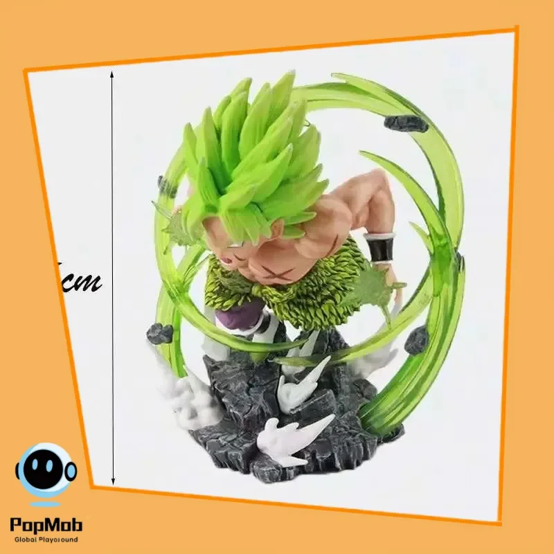 

Dragon Ball Super GK Резонанс Broly Фигурка Статуя Q Версия Аниме Модель Коллекционный Декор Дисплея Подарок