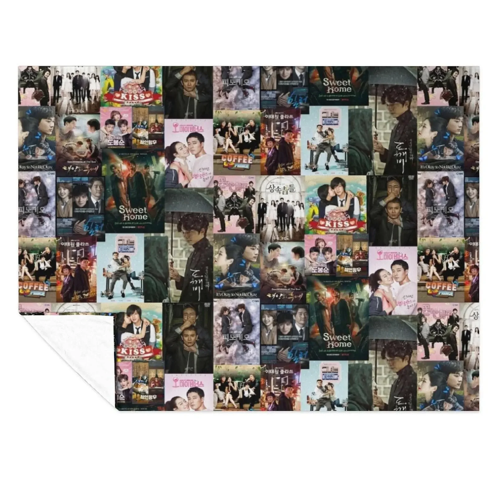 

Best Korean Dramas posters, k-Dramas posters for Koreaboo Itaewon class, the heirs, boys over flowers Throw Blanket