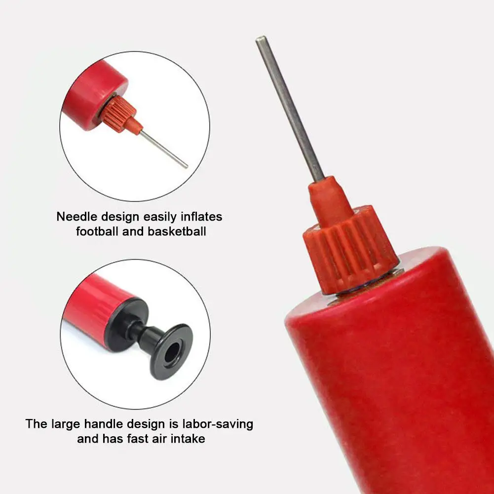 Minibomba de aire portátil para deportes al aire libre, herramienta de inflado de balón de fútbol, baloncesto