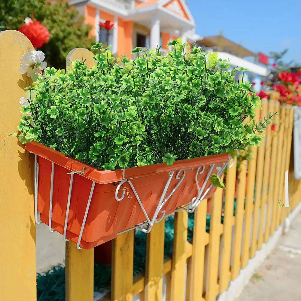 

3 Pcs Artificial Green Plant Leaves Stems Decorative Fake Flowers Home Party DIY Craft Realistic Plants Plastic Material