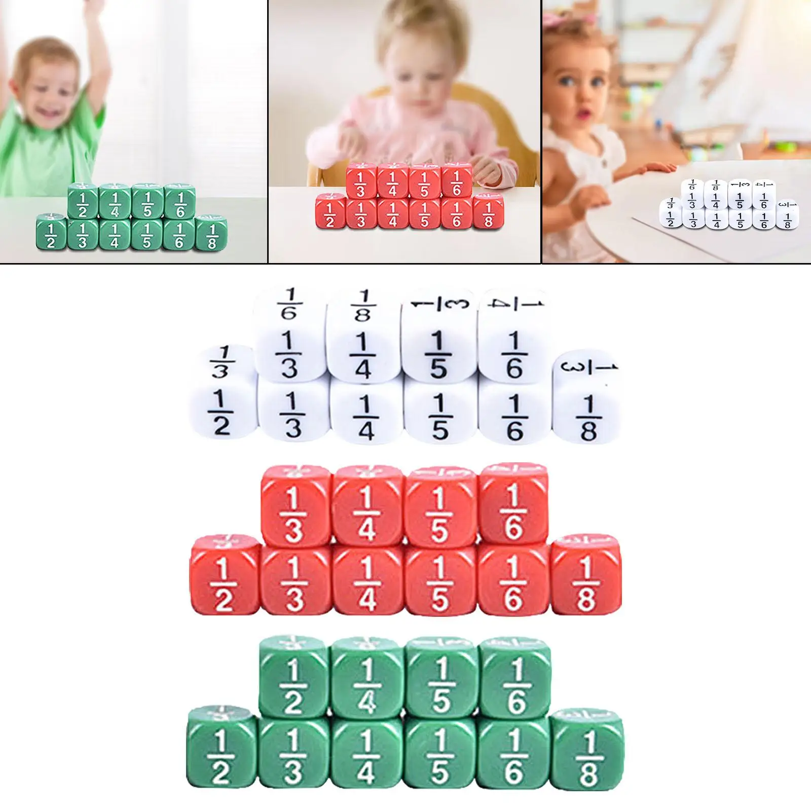 

10x4 класс дробята принадлежности для домашнего обучения Монтессори математические материалы учительские манипуляции дробящие игры классные игры