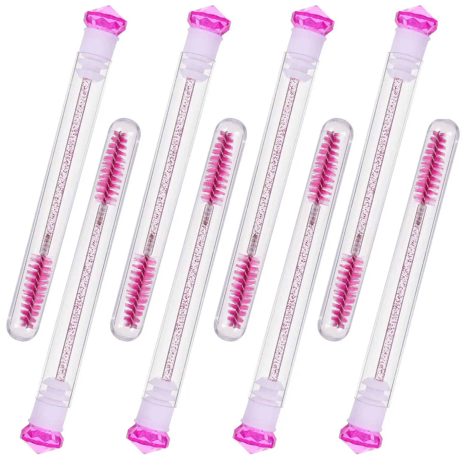 

8Pcs Lash Brow Comb Makeup Eyelash Applicator Easy Hold Handle Portable Travel Comfortable Natural Finish Gliding Evenly