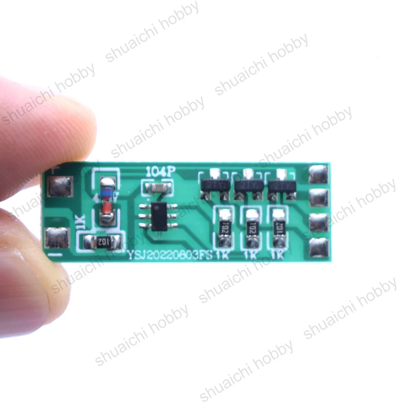 10PCS 3V-12V RGB Common Positive Drive Module Alarm Warning Light 3 Colors Flashing Chip IC Control Module for RC Model Airplane