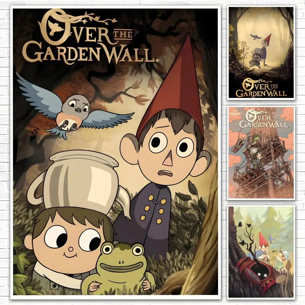 TV Series Over the Garden Wall Poster Poster All-match HD Waterproof Self-Adhesive Wall Art Sticker For Home Bedroom