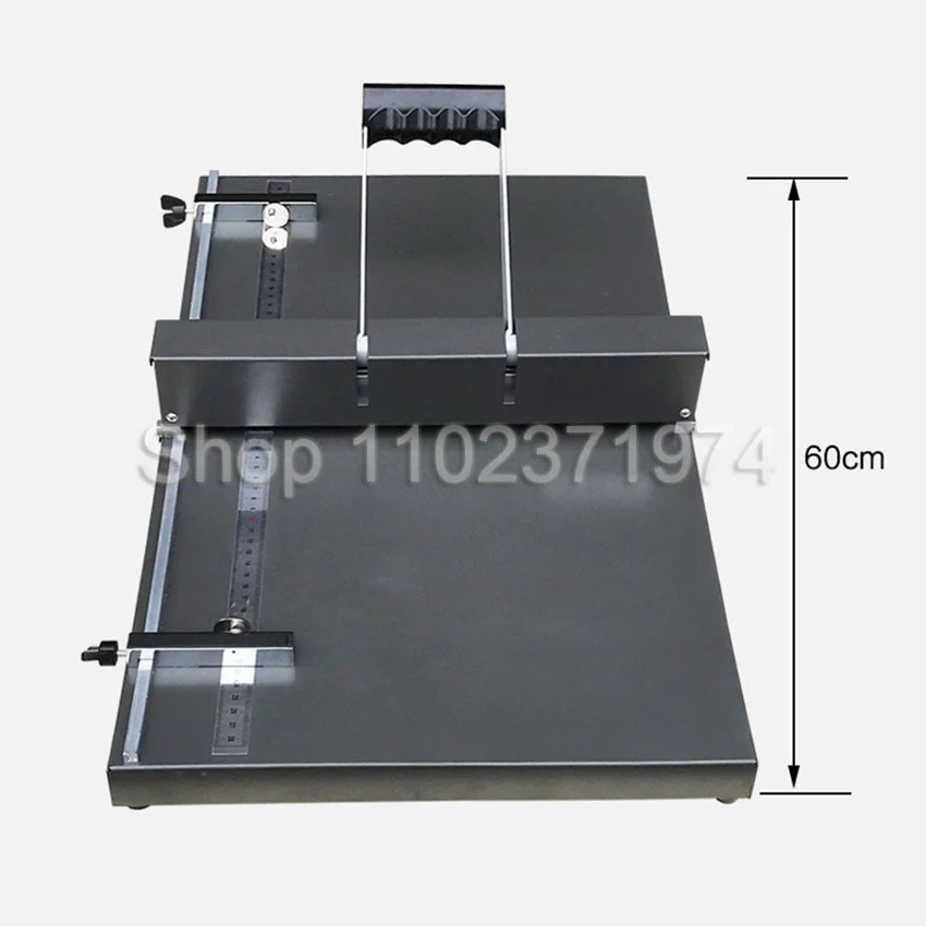 Manuelle Rillmaschine 35/45 cm A3+ Abdeckung Wirbelsäulenlinie Rillmaschine Kleberabdeckung Kompaktlinie Prägemaschine Faltenmaschine