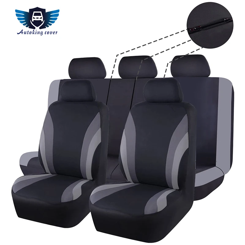 

Universal Car Seat Covers Full Set Universal Breathable Fabric Fit for most car suv interior accessories