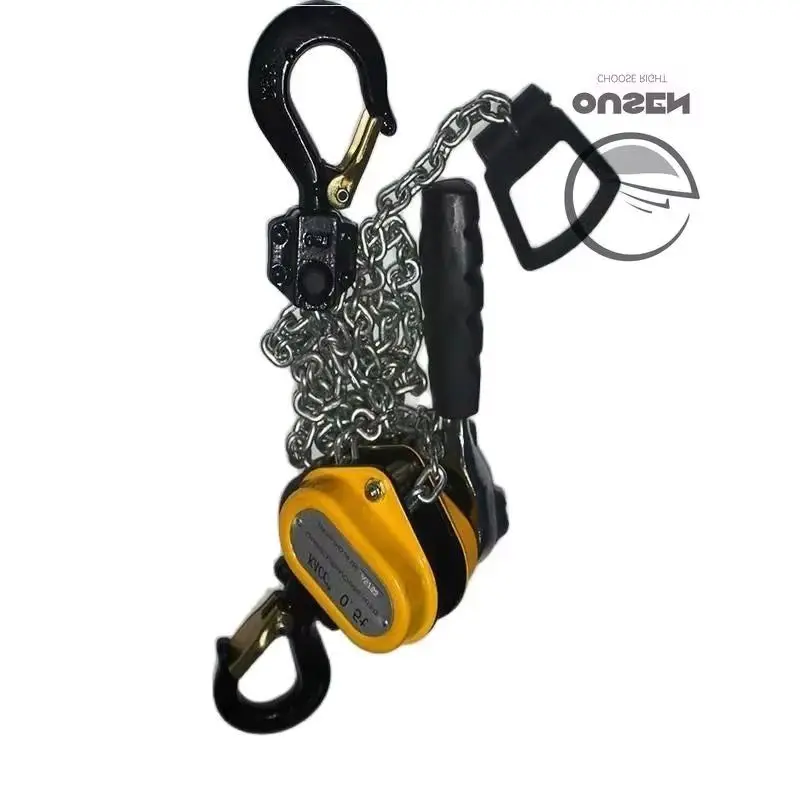 mini-hand-chain-hoist-portable-manual-lever-block-025t-05t-capacity-15m-3m-hook-mount-lifting-hand-cranked-gourd-for-workshop