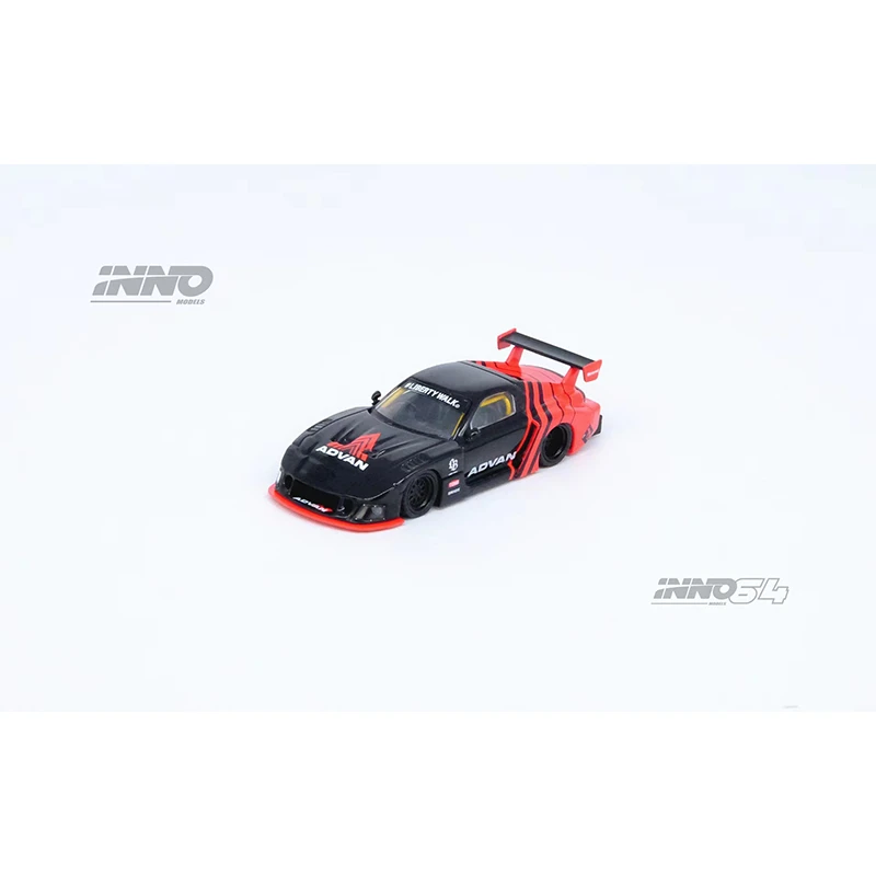 PreSale INNO 1:64 LBWK RX7 FD3S LB Super Silhouette Advan Livery Diecast Diorama Car Model Collection Miniature Toys