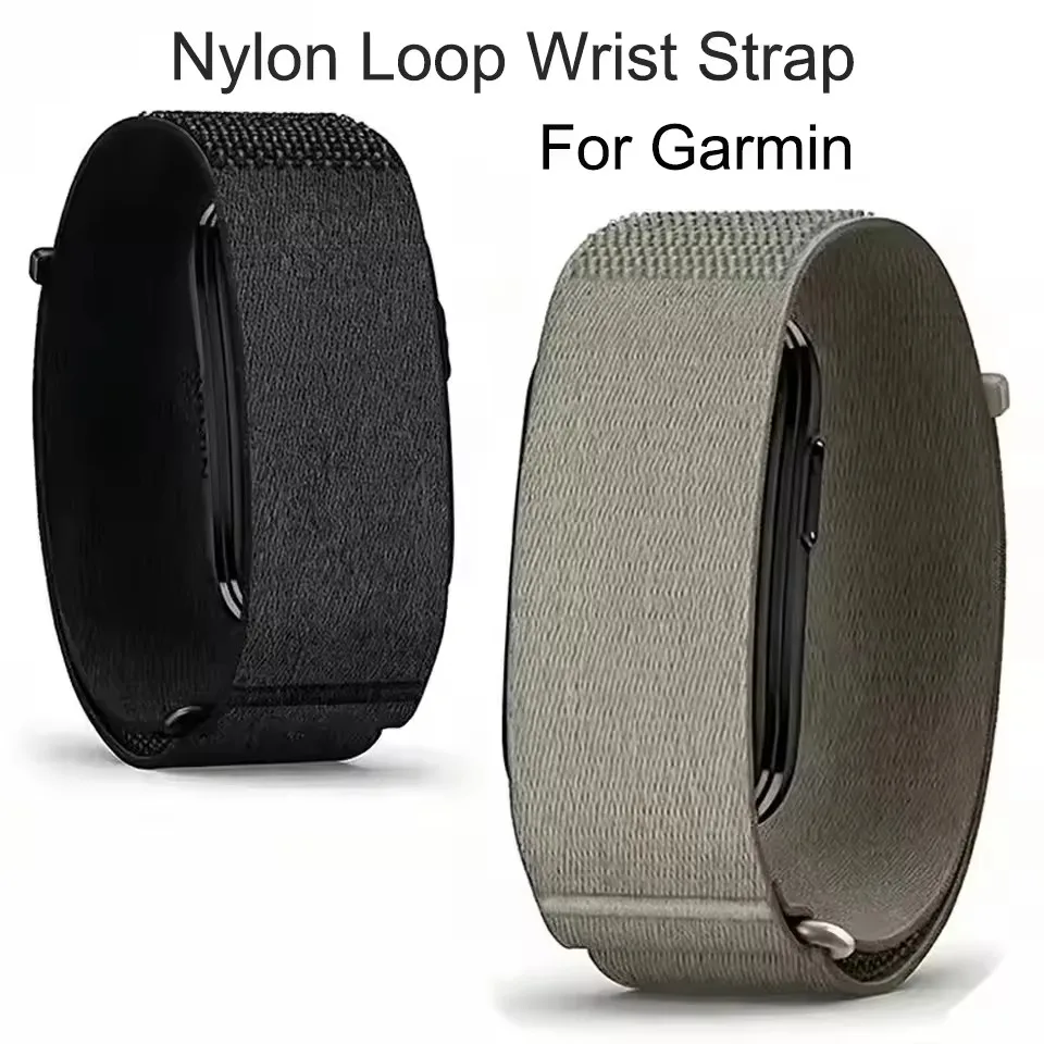 Premium Custom Nylon Loop Replacement Strap Adjustable Wrist Upper Arm Bicep Bracelet Accessory For Garmin CIRQA Smart Band