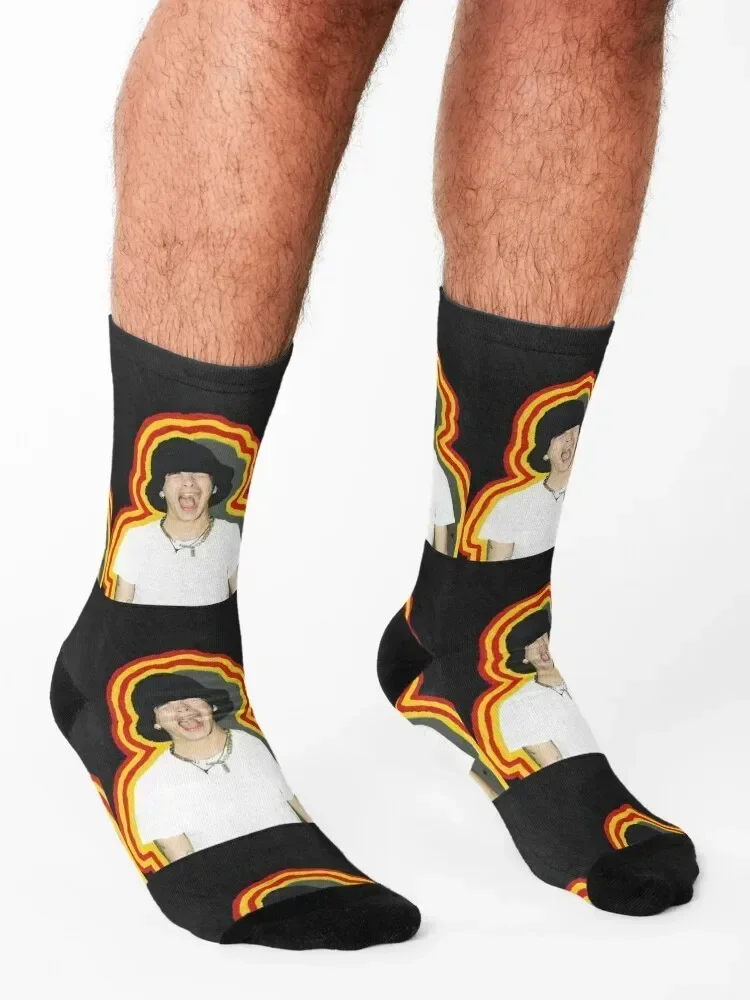 1975 Matty Socks fútbol antideslizante calcetines de colores niña hombre