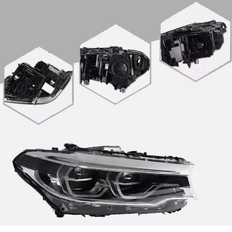 Full LED Adaptive AFS Headlight Assembly For BMW 5 Series M5 F90 G30 G31 G38 530i 540i 530ix 540ix 530e M550i 2017-2020