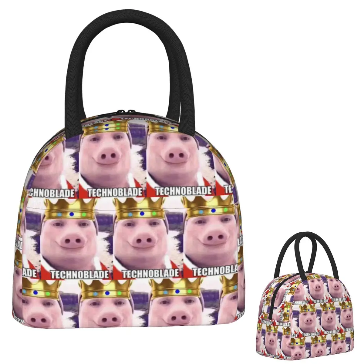 

John Pork Lunch Bags Insulated Bento Box Portable Lunch Tote Leakproof Picnic Bags Cooler Bag for Woman Kids School