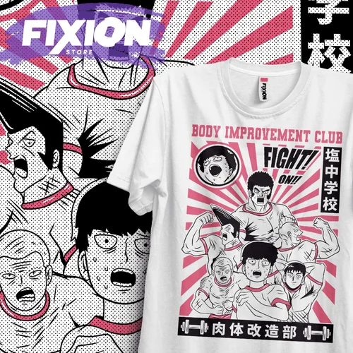 Imagen 2 del producto Camiseta para Anime Mob Psycho 100, Club de fisioculoturismo, camiseta Morada Mange