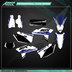 Motocross Graphics Background Sticker Decal For Yamaha WR450F WRF450 WRF 450 WR 450F 2012 2013 2014 Personality Decoration
