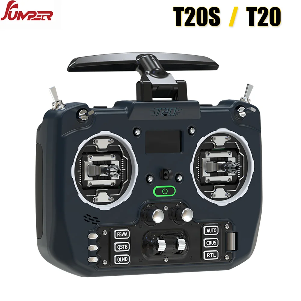 الطائر T20S V2 ExpressLRS ELRS 2.4 جيجا هرتز/915 ميجا هرتز قاعة/RDC90 الاستشعار Gimbal EdgeTX ناقل موجات الراديو لطائرة المتسابق بدون طيار FPV RC