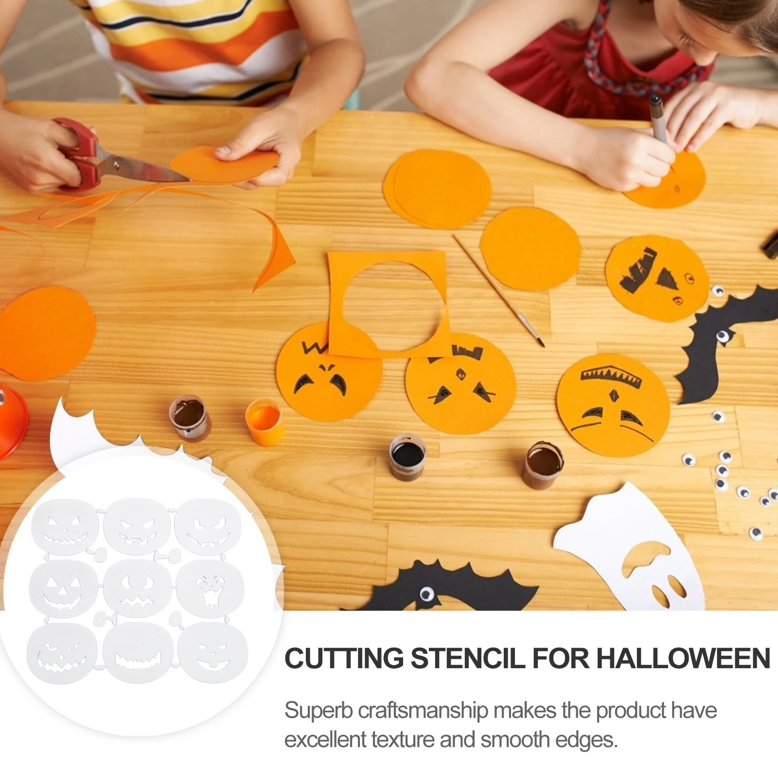 

1pc Halloween Pumpkin Metal Cutting Die Stencil Diy Craft Decoration Carbon Steel Smooth Edges Embossing Template For Halloween