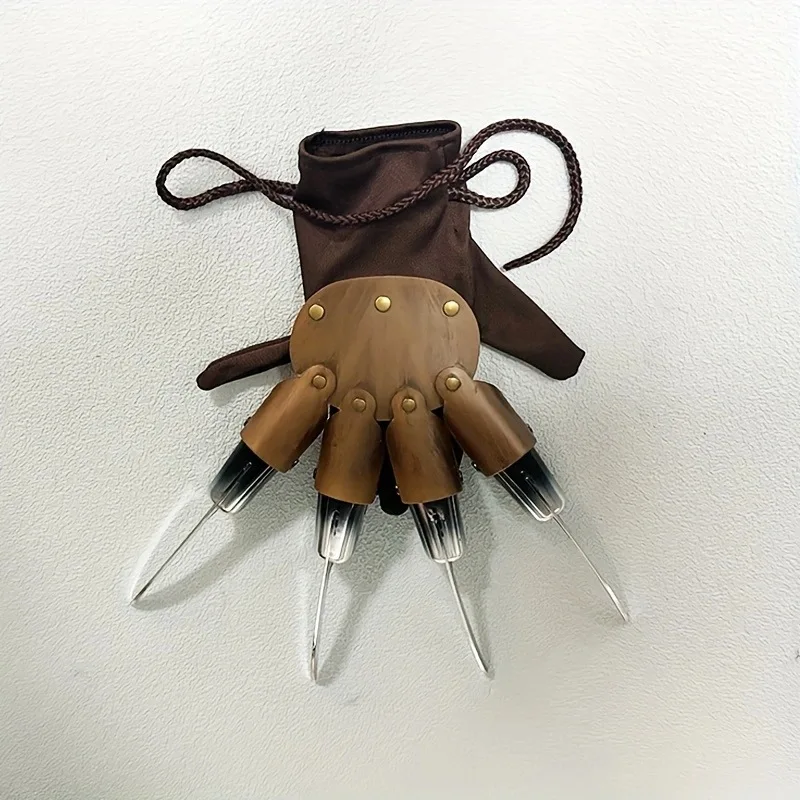 Accessori cosplay di Halloween Guanti Wolverine Oggetti di scena cosplay Spettacolo di balli per trucco Vestire artigli Puntelli per costumi da spettacolo