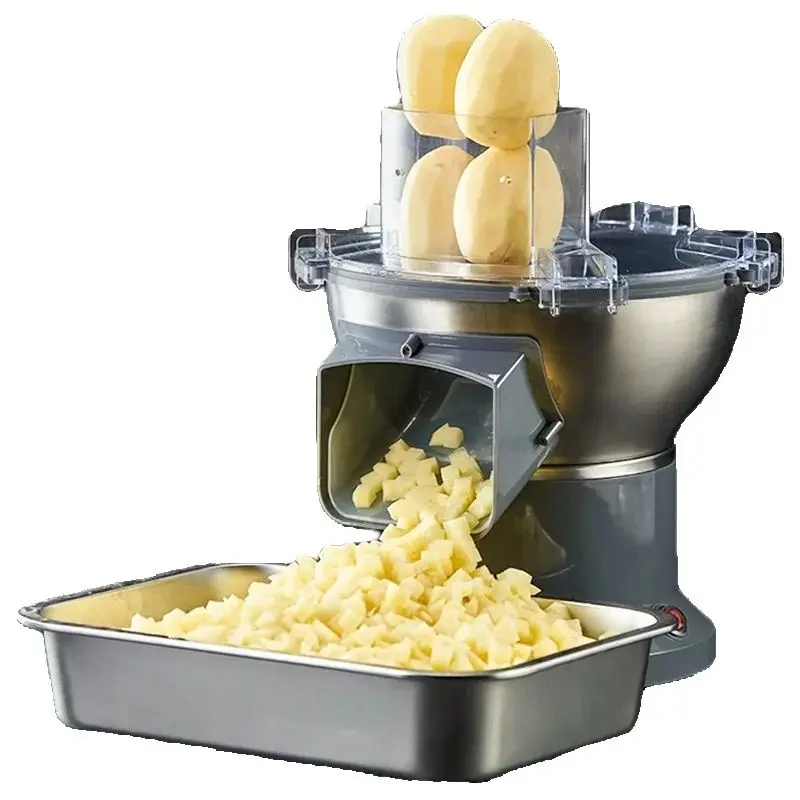 Vegetable Cutter Commercial Electric Multi-Functional Cutting fruit Leek Cheese Onion Pepper Kitchen Equipments Potato Slicer