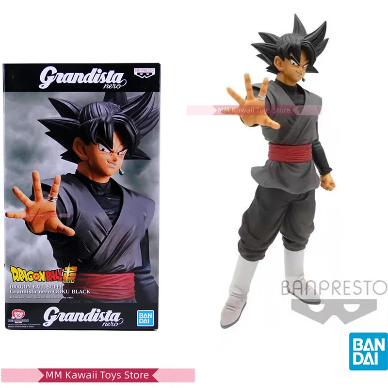 

Bandai Original DRAGON BALL SUPER Anime Figure Grandista Nero GOKU BLACK Action Figure Toys for Kids Gift Collectible Model