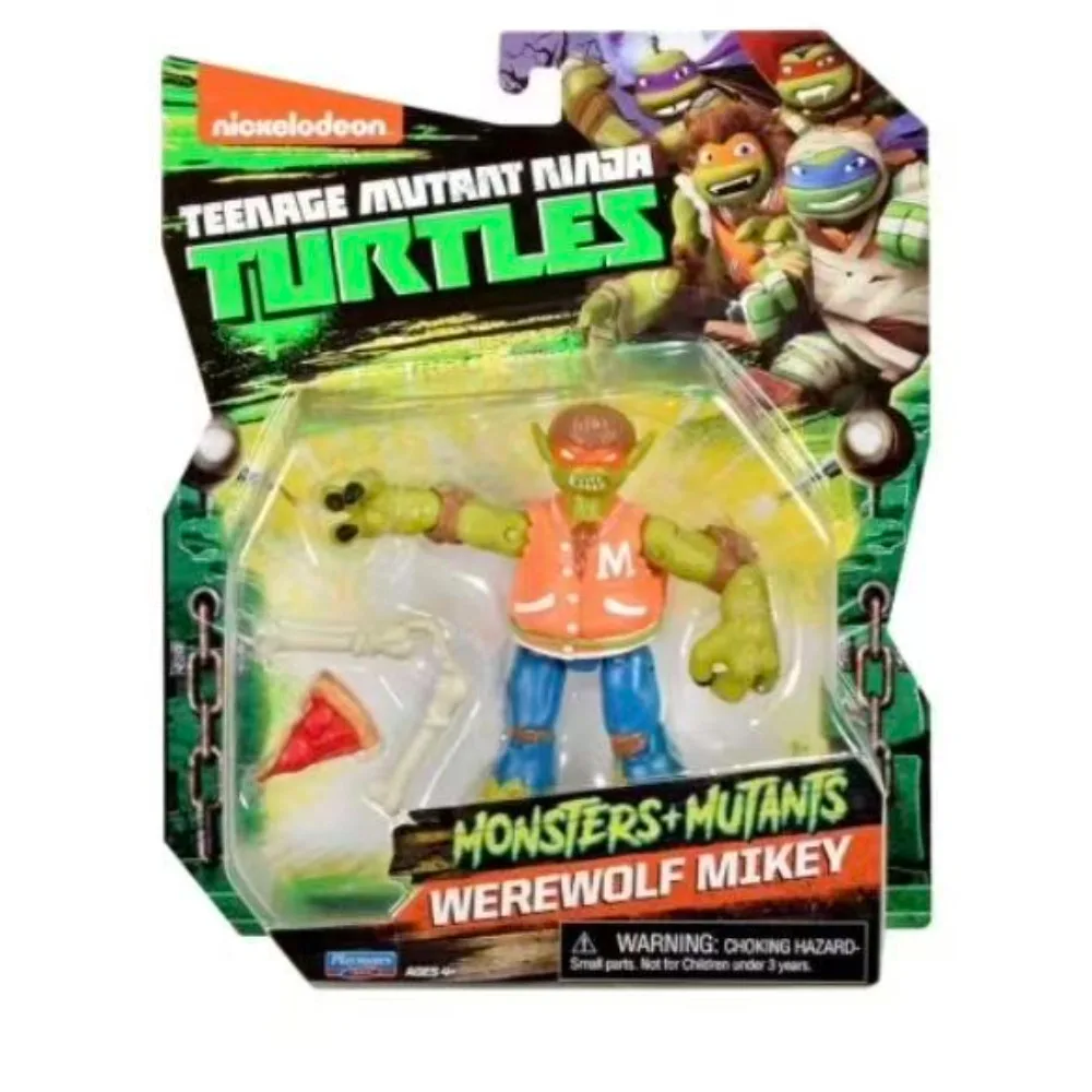 Teenage Mutant Ninja Turtles Monster Action Figures TMNT Dracula Mummy Wolfman Halloween Mutant Turtle Figurines Collectible Toy