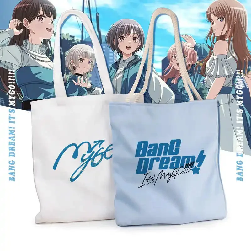 2025 11 لعبة BanG Dream It's MyGO Takamatsu Tomori الرجال النساء حقيبة كتف Chihaya Anon تأثيري الكرتون حقيبة يد تخزين الطالب B #2