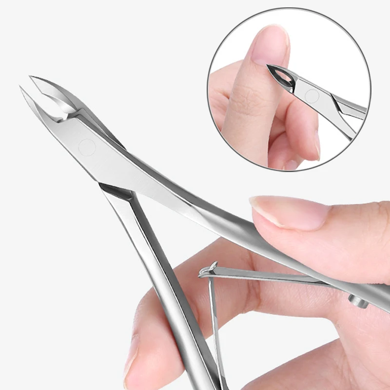 1pc, Nail Art Nagel haut Scheren Zangen Clipper abgestorbene Haute nt ferner Schnitt zange Maniküre Edelstahl Trimmen Pediküre Pflege Werkzeuge