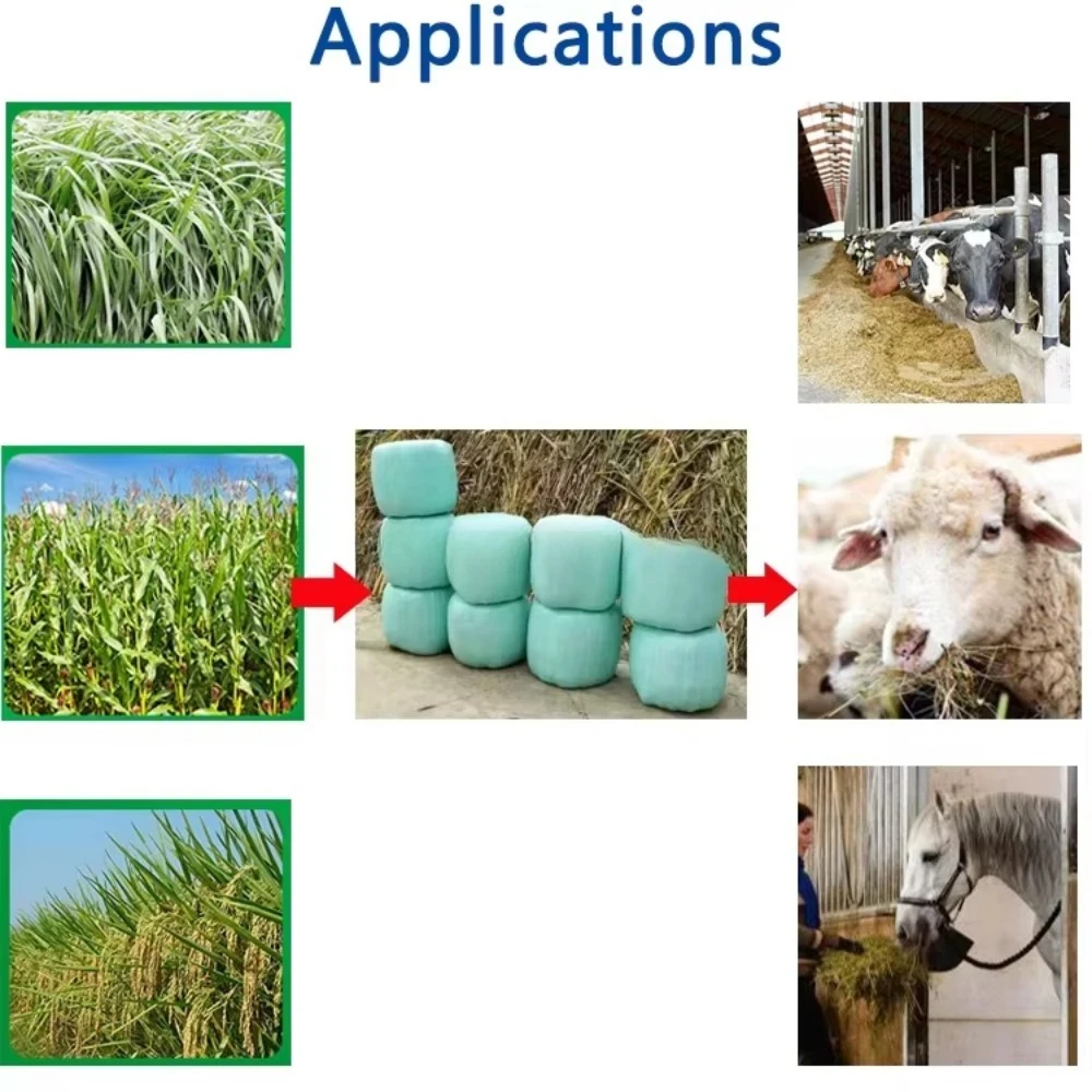 Mini Wrapper square Corn Silage Packing Machine hay Baling Machine Grass Straw Baler