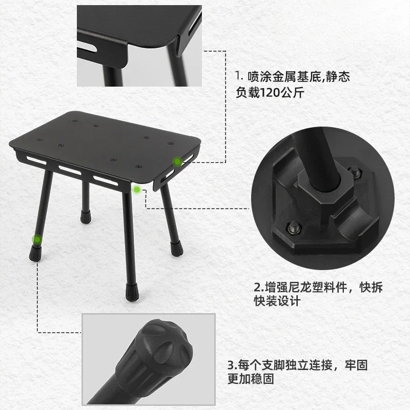 Mini Folding Table Camping Stool Portable Barbecue Fishing Sketching Chair Relax Beach Folding Sea 캠핑의자 접이식 Outdoor Furniture