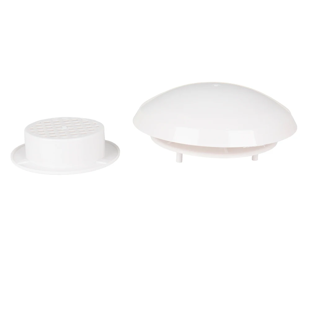 Presa d'aria rotonda Ventilatore Tappo antipioggia RV Testa a fungo Presa d'aria Ventilatore di scarico montato in parte superiore Accessori per camper NUOVO