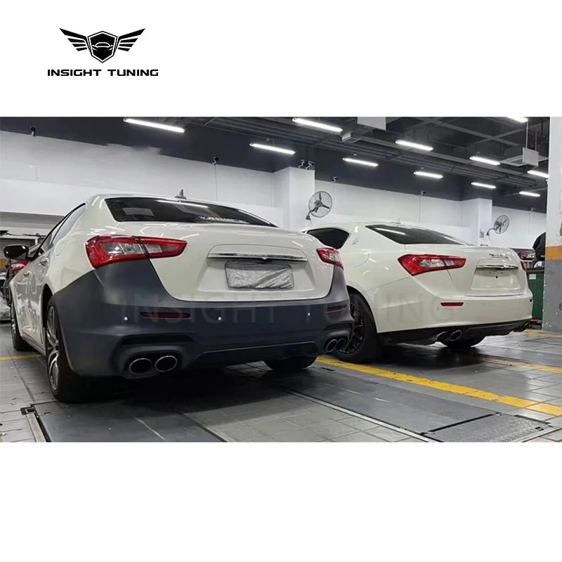 High Fitment 2014+ Car Bumper Head Light Grille Bodykit for Maserati Ghibli Trofeo Performance Body Kit