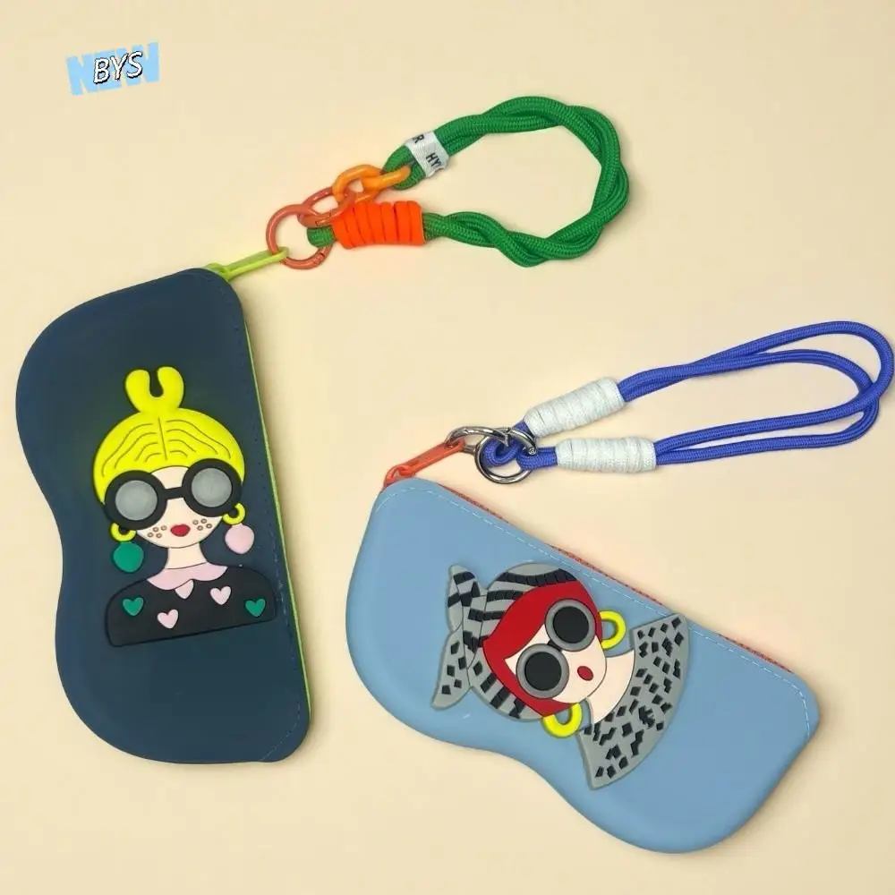 

Multifunctional Silicone Glasses Bag Waterproof Dustproof Silicone Eyeglasses Case Coin Purse Cosmetic Bag