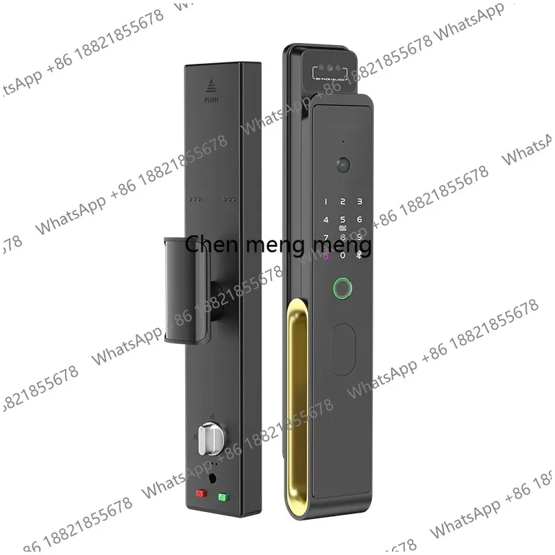 lock Facial Recognition smart lock Biometric fingerprint security door lock built-in wifi visual intercom 6068 mortise