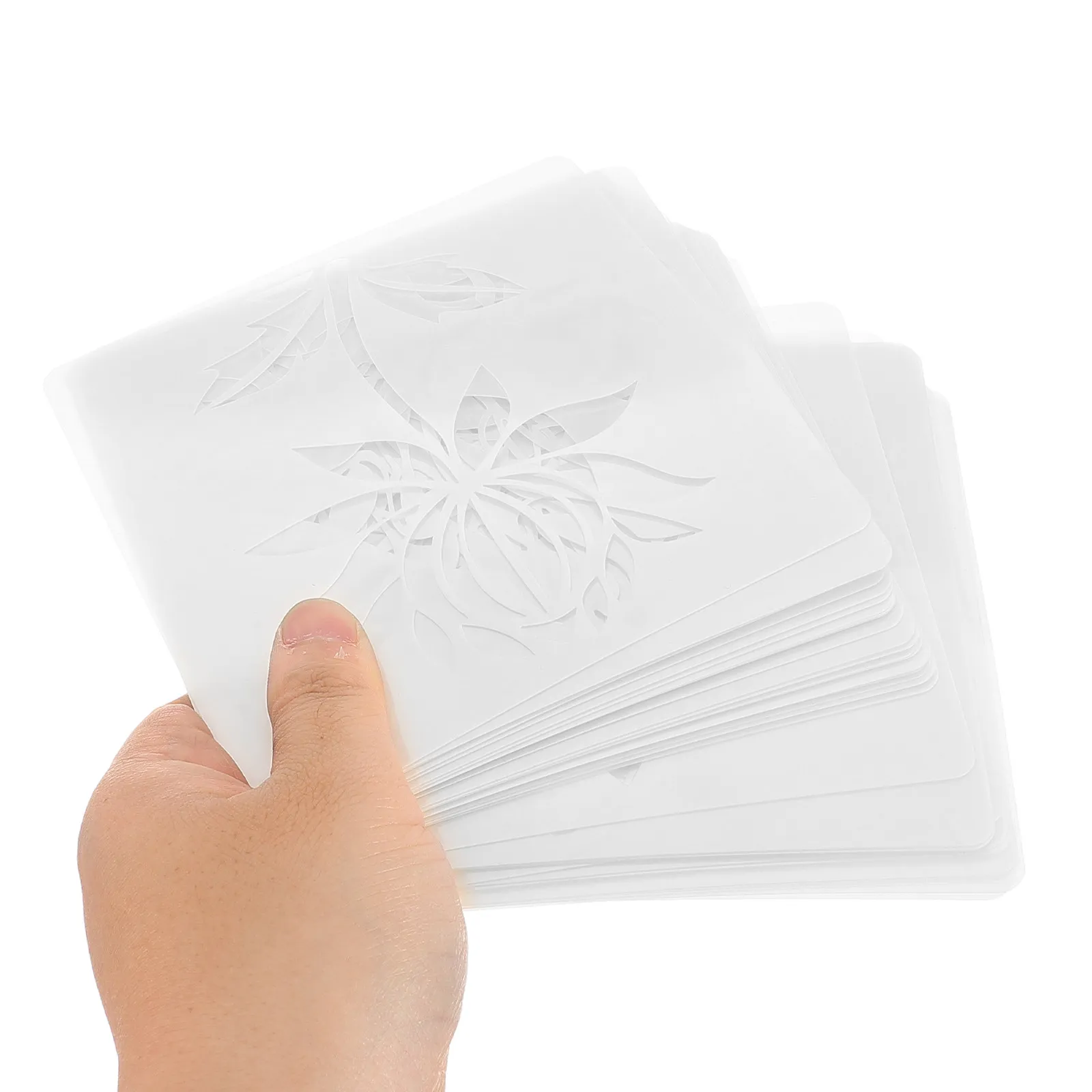 Wildflower Wall Stencil Flower Painting Stencils Reusable Hollow Leaves DIY Spring Drawing Template for Wood Canvas Craft Spray view 6