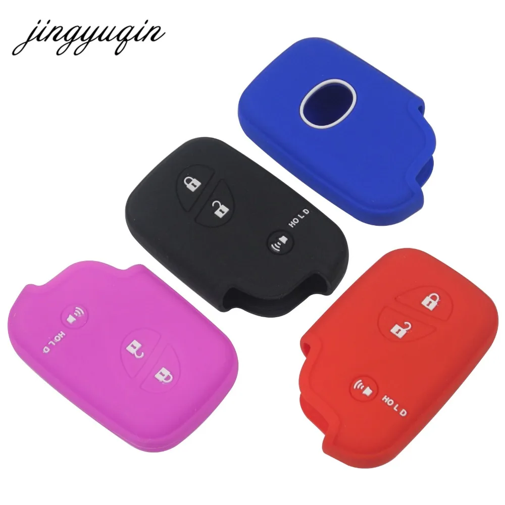 jingyuqin 30pcs/lot Luminious Silicone Car Key Case For Lexus CT200h ES 300h IS250 GX400 RX270 RX450h RX350 LX570 Key Cover