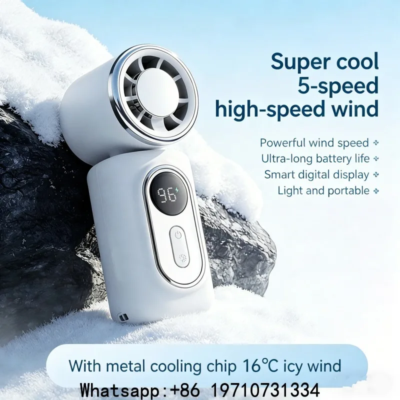 Portable Handheld Fan Mini Clip Fan Umbrella Holder Function Rotatable USB charging Compact Personal Cooling Fan Outdoor Camping