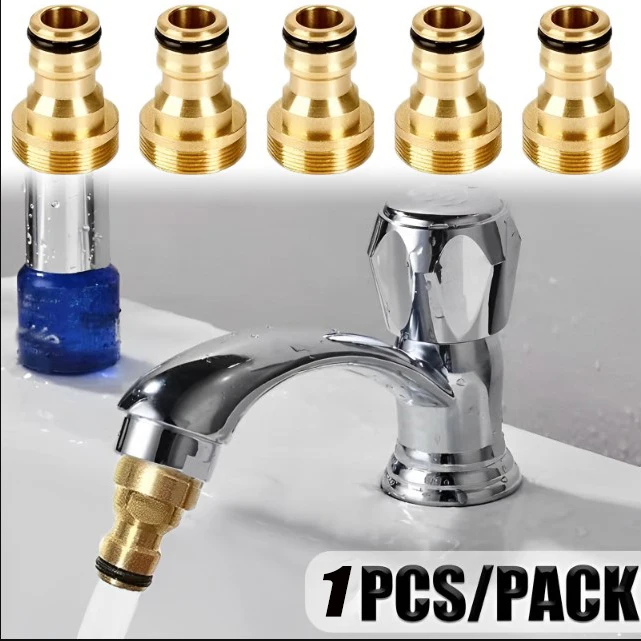 1PCS Universal Tap Kitchen Adapters Brass Faucet Tap Connector Mixer Hose Adaptor Basin Fitting Garden Watering Garden Tools