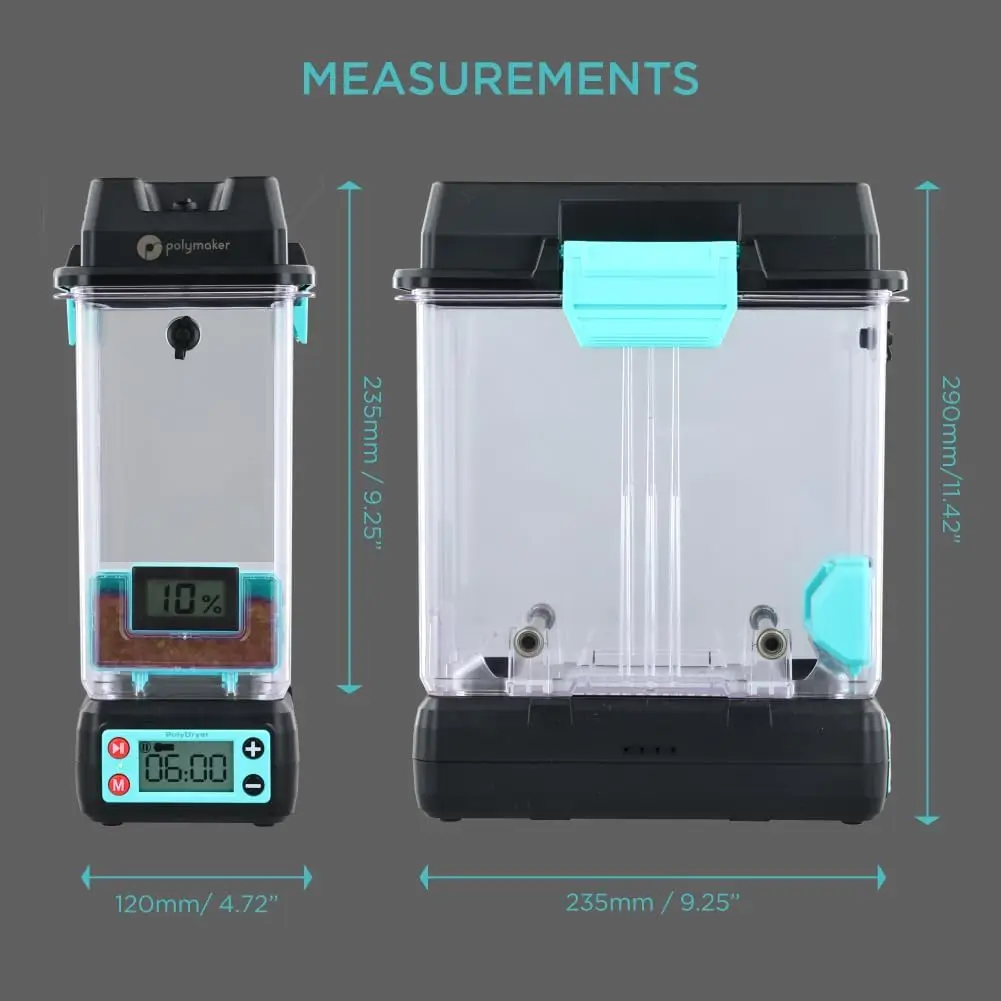 Imagem -05 - para Polymaker Caixa Secadora de Filamento de Impressão 3d Caixa de Armazenamento de Filamento de Impressão 3d para Polymaker Drybox Caixa de Filamento 3d