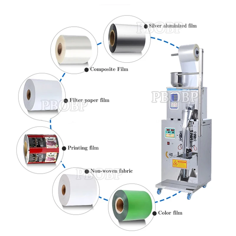 Vertical Digital Control Candy Packaging Machine Particle Pouch Gummy Weigh Filling Machine For Dry Spices Powder