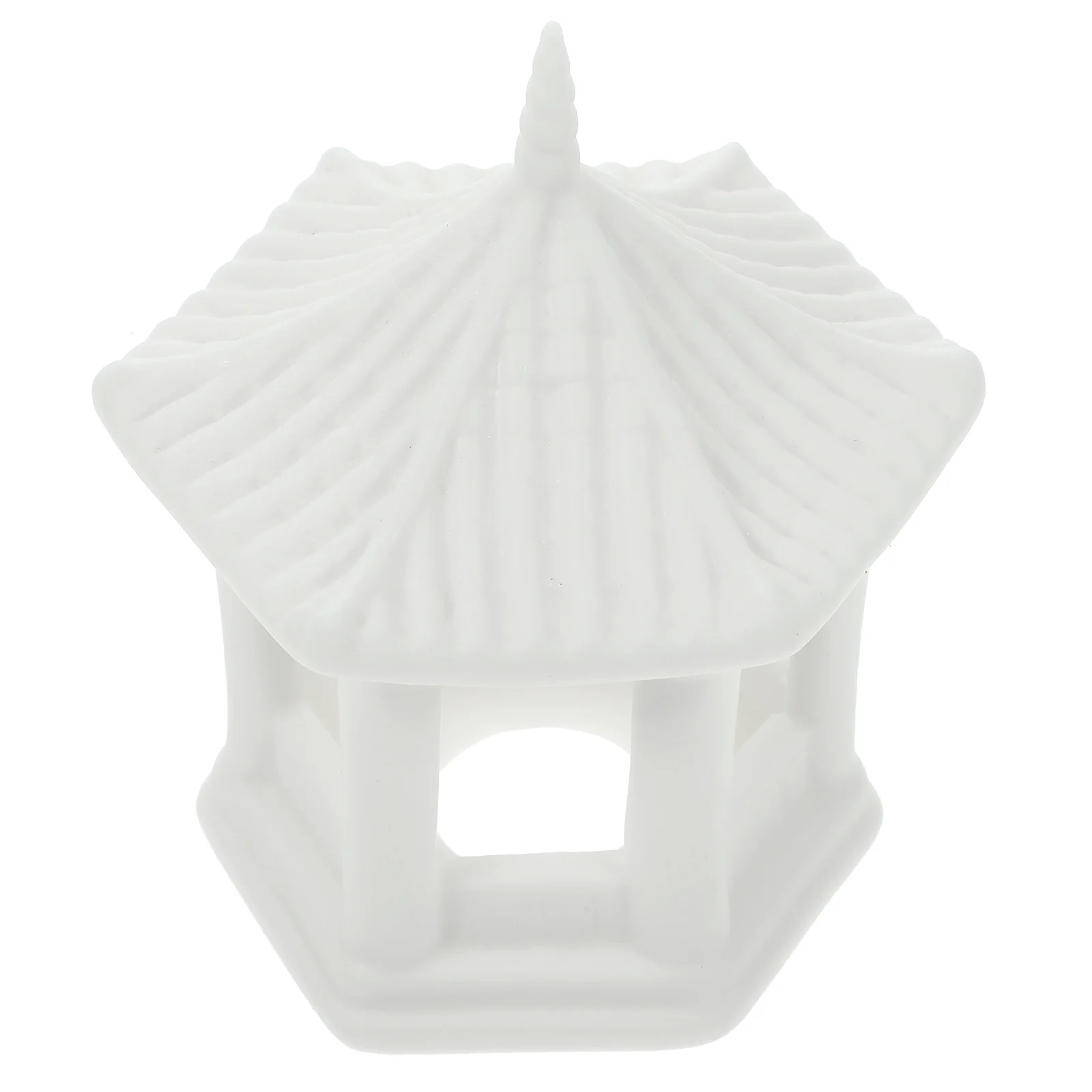 

Hexagon Pavilion Mini Zen Garden Decor For Aquarium Bonsai Table Landscape Ornament Pavilion Statue Decor Outdoor Desktop