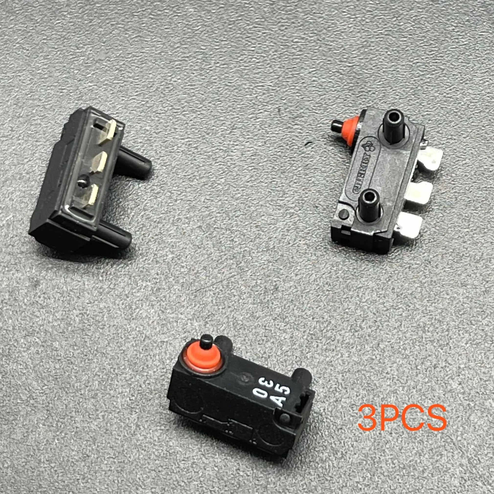 3pcs for cherry waterproof micro switch DJ1G-AG29 vertical small limit travel switch 3 feet